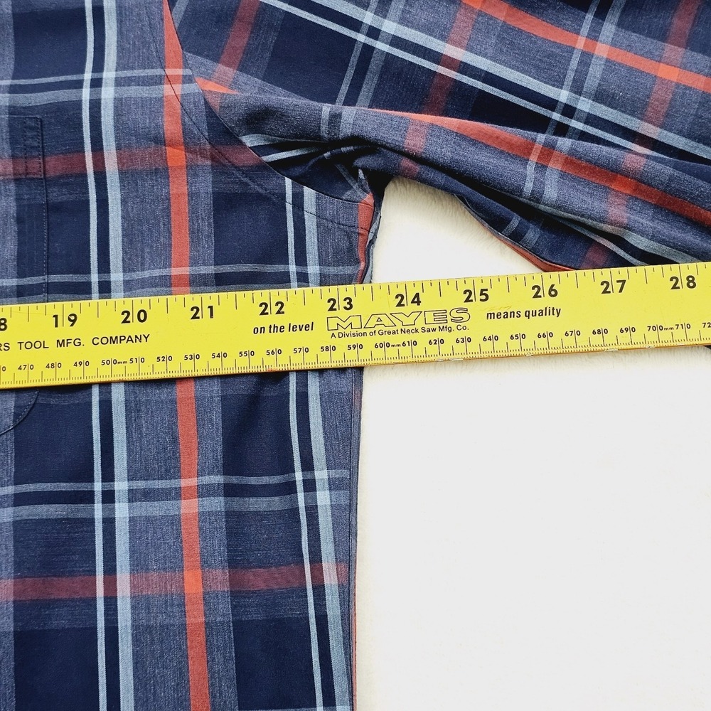 Brooks Brothers 1818 Regent Fit Plaid Mens Large Blue Red Preppy Classic‎ - Picture 5 of 6